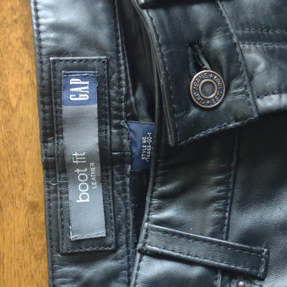 Gap Boot Fit Leather Pants - image 4